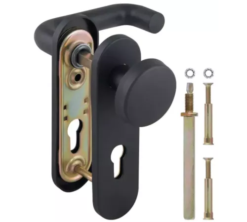 Ручка дверная FP.DH72.043P-KNOB NE (DH-043P-KNOB NE), нейлон, квадрат 9x90 мм, BL-24 Черный Ручка дверная FP.DH72.043P-KNOB NE (DH-043P-KNOB NE), нейлон, квадрат 9x90 мм, BL-24 Черный