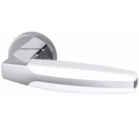 Ручка раздельная R.URB52.ARC (ARC URB2) CP/White-14 Хром/белый