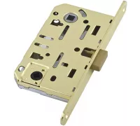 B06102.50.03 (=B04102) Защелка врезная WC (лат.) тех. уп. без отв. пл. MEDIANA POLARIS Золото (латунь)