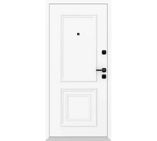 Входная дверь AG6016 7024 - Белый камень 9016