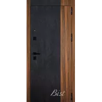 Входная дверь ДАЛИ Z - скол камня блэк/орех ноче тертона