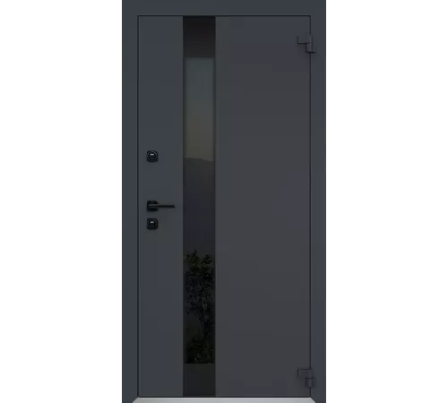 Входная дверь AG6010 7024 - Белый камень 9016