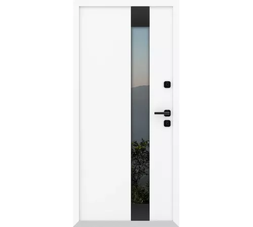 Входная дверь AG6010 SU - Белый камень 9016