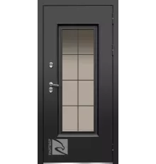 Входная дверь Англия 9005 Термо - Белый матовый ПП