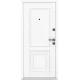 Входная дверь AG6016 8019 - Белый камень 9016