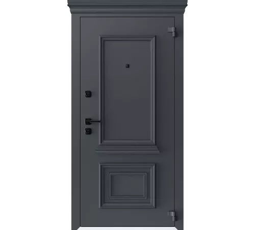 Входная дверь AG6016 7024 - Белый камень 9016