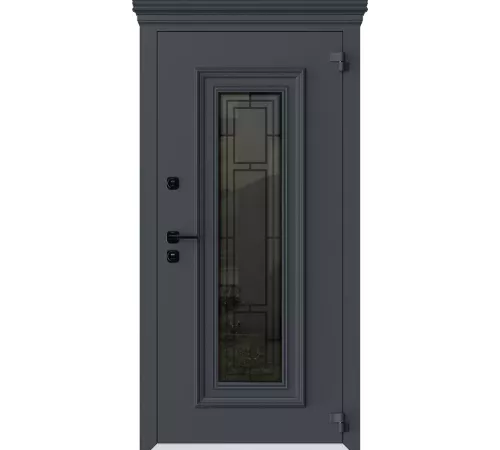 Входная дверь AG6044 7024 - Белый камень 9016