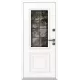 Входная дверь AG6156 8019 - Белый камень 9016