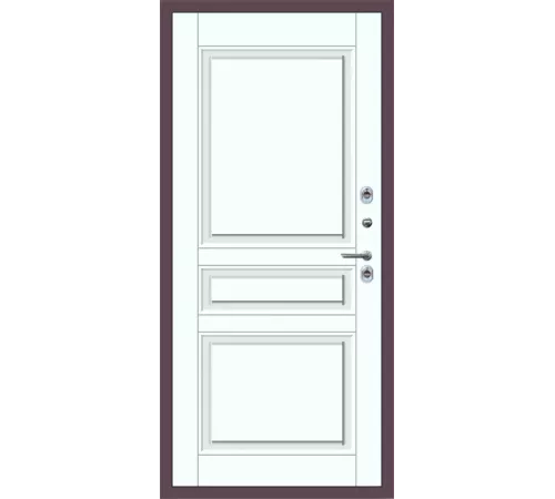 Входная дверь YoDoors-63 ТЕРМО - Velluto Bianco