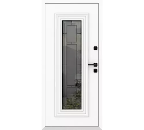 Входная дверь AG6044 7024 - Белый камень 9016