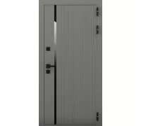 Входная дверь Пиано S серая