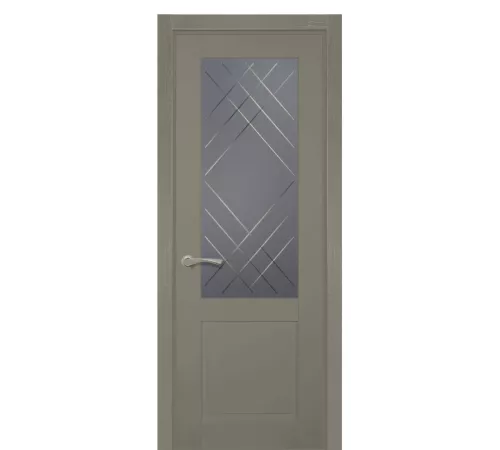 Межкомнатная дверь М-5 со стеклом