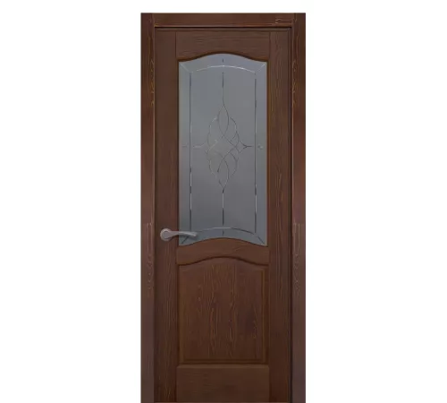 Межкомнатная дверь ЛЕО со стеклом