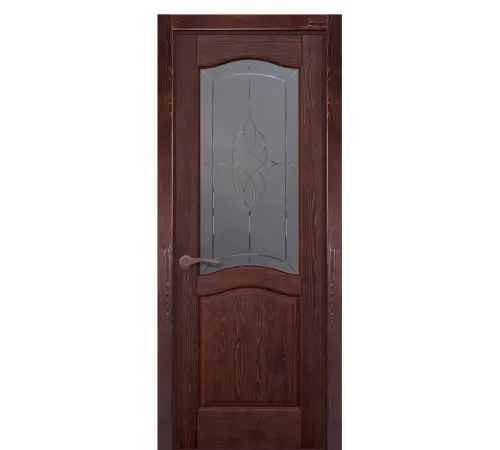 Межкомнатная дверь ЛЕО со стеклом