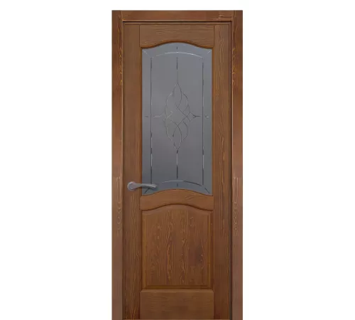 Межкомнатная дверь ЛЕО со стеклом